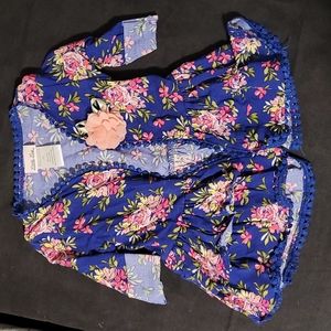 12M Floral Cardigan